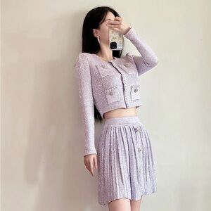 self portrait purple set size m no Tag